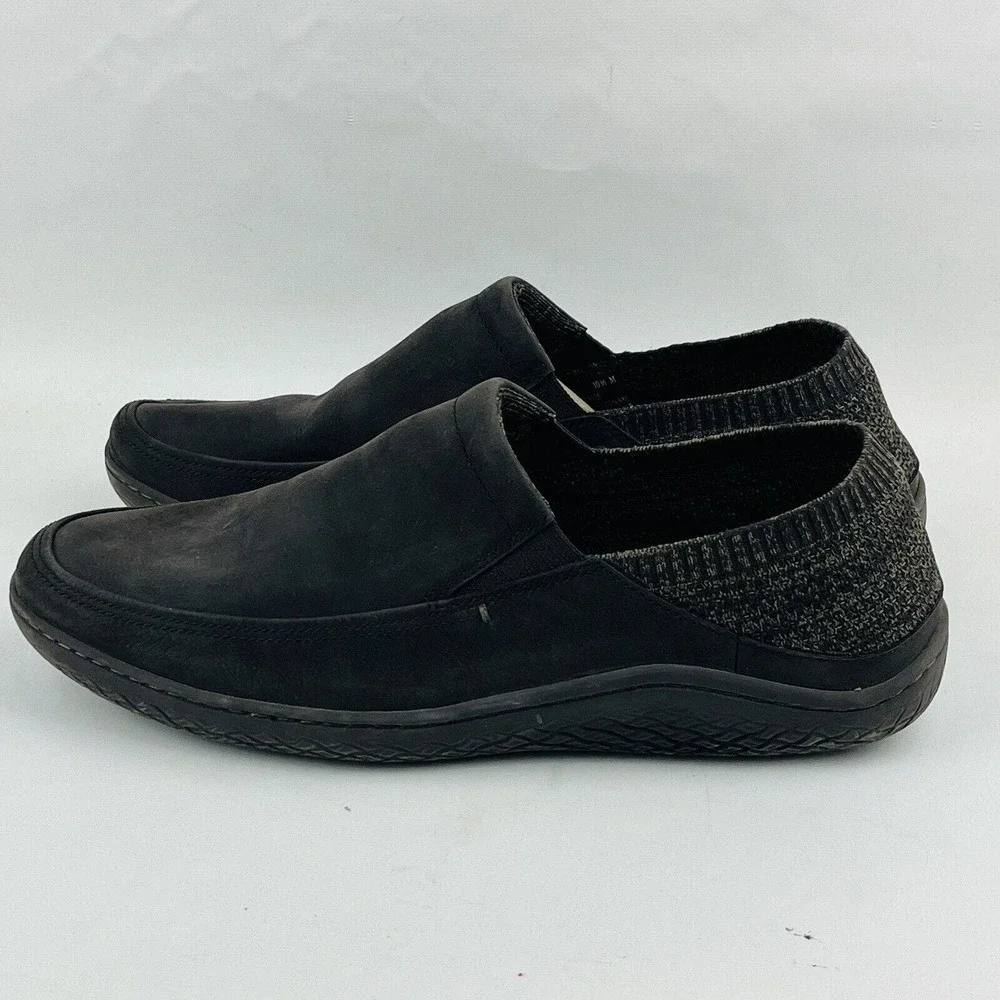 Mens 10.5M Cole Haan MotoGrand Traveler Moc Slip On Shoe Dark Roast Nubuck Brown